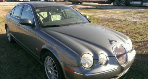 2006 jaguar  s-type  sedan 4door silver