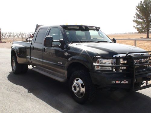 Ford f-350 dually  low mileage king ranch  new goodyear mtrs  ranchhand equipped
