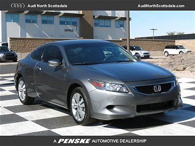 10 honda accord coupe lxs 4 cylinder automatic gray  55k miles clean car fax