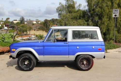 1974 ford bronco ranger 302 v8 auto winch 100% rust free california truck $13900