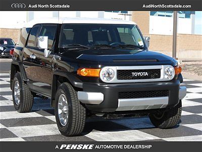 12 toyota fj crusier black 4wd off road package 41k miles clean car fax