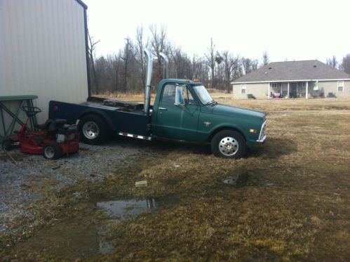 1969 chevy c30 dually flatbed. 327 4 speed aluminum bed project hot rat rod