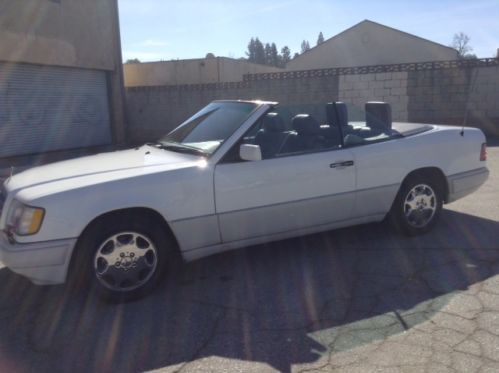 1995 e 320 convertible, true classic, german hand made, low production, low mile