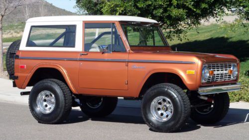 1974 ford bronco 40k+ restoration v8 auto power steering disc stunning must see!