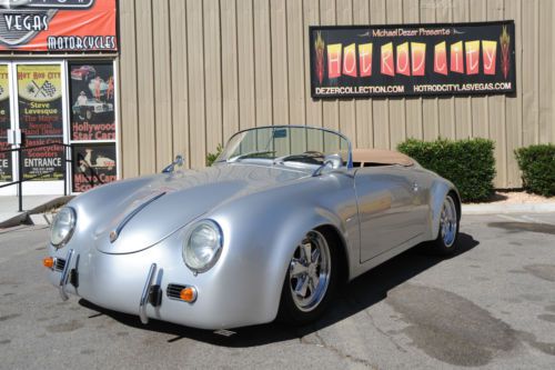 Porsche 356 wide body replica of 1957 outlaw style, 1800 cc real fuchs wheels!