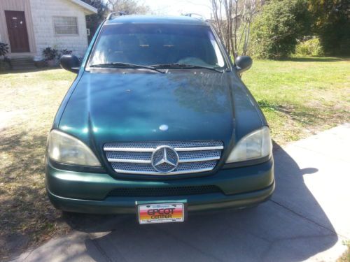 1999 green mercedes benz ml320 80k miles