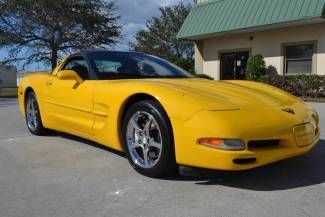 2000 chevy corvette-clean carfax-brand new tires-chromes-heads up-glass top
