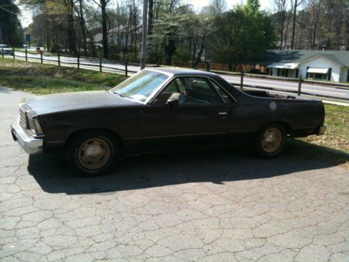 1979 el camino v8 auto runs good, new transmission, use it as is or restore it