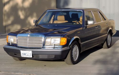 California original, one owner 1989 420 sel, 99k original miles,runs &amp; drives a+