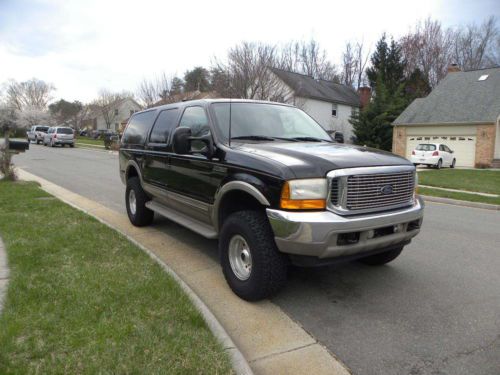 2001 ford excursion limited 7.3l; low miles