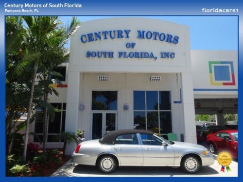 2000 lincoln town car 4.6l v8 auto low mileage leather loaded cpo warranty