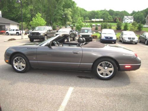 2003 thunderbird convertible auto 3.9l v8 traction leather soft &amp; hard tops 96k