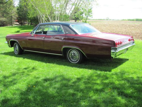 1965 chevrolet impala caprice 4 door hard top classic car 327 v8 engine 3 owner