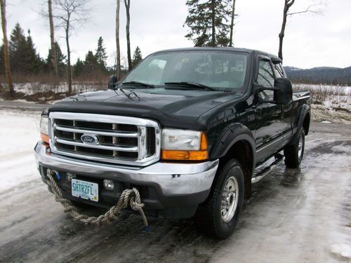 2001 ford f250 4x4 7.3 diese only 139kl extra fuel tank  new parts low reserve