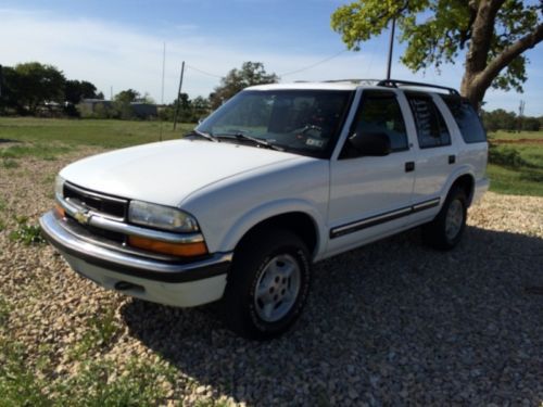 2000 chevrolet blazer lt sport utility 4-door 4.3l, 4x4, no reserve!!!!!!