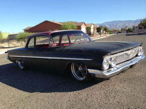 Done right 1961 chevy impala/bel complete new chassis ridetech