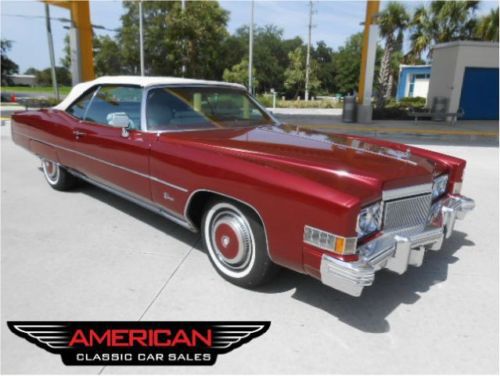 74 eldorado restored to show quality magnificent! fit for any collection fl