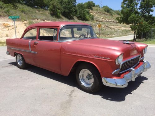 1955 chevrolet two door retro traditional hot rod v8 4 sped drive anywhere video