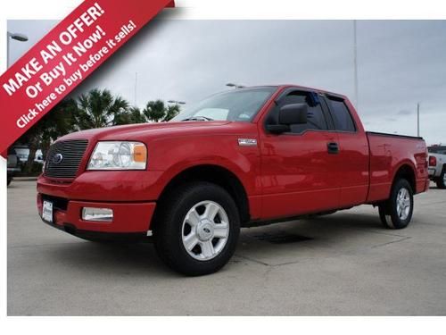 2005 ford f-150 stx xlt low reserve, low miles, ext cab