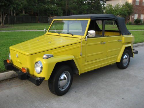 1974 yellow volkswagen vw thing excellent survivor