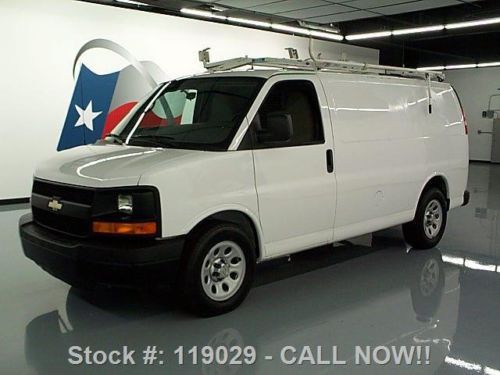 2012 chevy express 1500 cargo van ladder rack only 54k texas direct auto