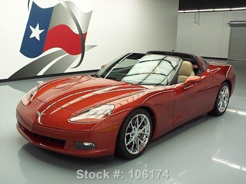 2005 chevy corvette 6.0l v8 auto htd leather hud 84k mi texas direct auto