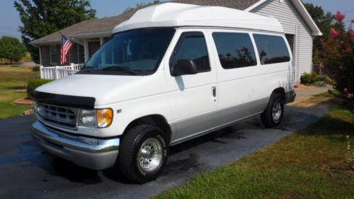 1997 ford e150 clubwagon chateau package with wheelchair conversion