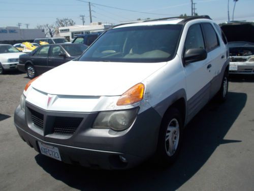 2001 pontiac aztek no reserve