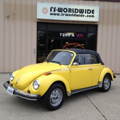 1979 volkswagon vw convertible classic bug fuel injected great shape historical