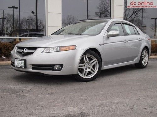 '07 tl low miles great condition heated leather sunroof carfax certified + more