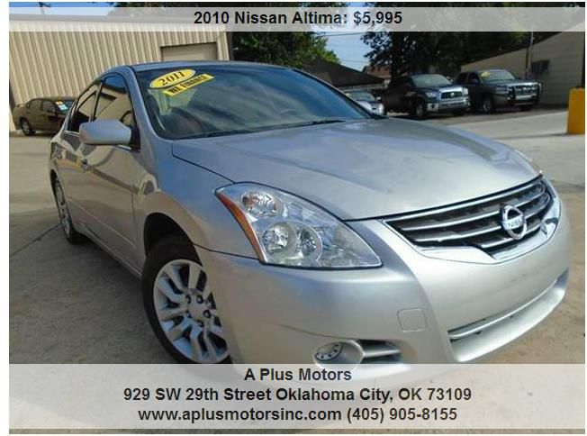 &#9616;&#9658;2010 nissan altima &#9616;&#9658; * gas saver * 