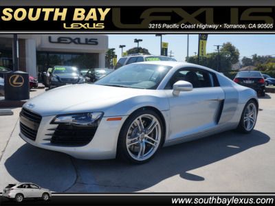 2009 audi r8 coupe 2-door 4.2l r-tronic 16k must see