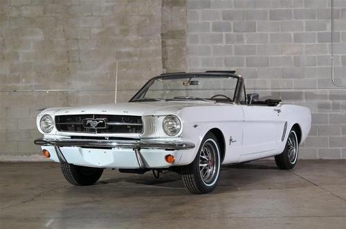 1965 ford mustang convertible 289 v8 a code
