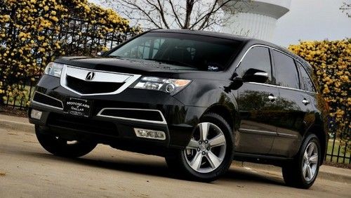 2011 acura mdx sh-awd navigation sunroof backup camera  3rd seat 1 owner