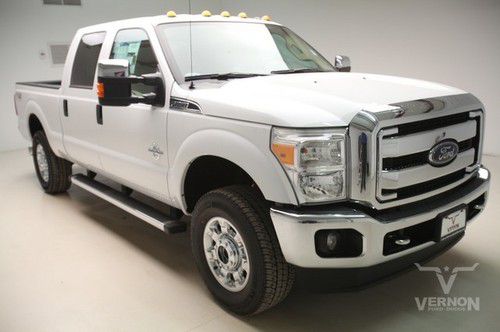 2013 xlt texas edition crew 4x4 fx4 trailer tow package adobe cloth v8 diesel