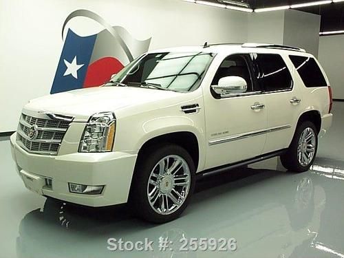 2009 cadillac escalade platinum sunroof nav dvd 35k mi texas direct auto