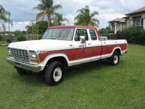 Buy used 1979 FORD F250 Super Cab Camper Special 4x4 in