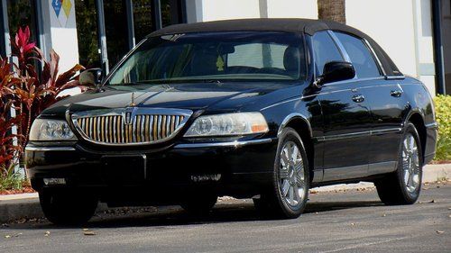 2003 lincoln town car cartier with presidential town sedan by e&amp;g no reserve