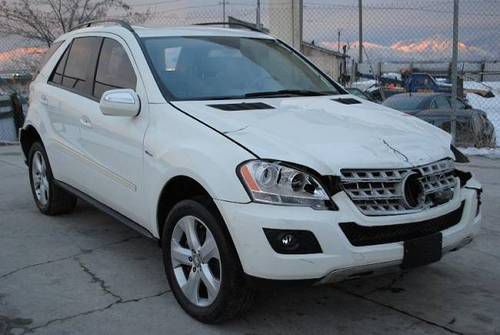 09 mercedes-benz ml320 4matic bluetec salvage repairable only 63k miles!!!