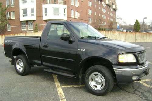 2001 ford f-150 xlt single cab short bed pickup v6 5-speed 4x4 no reserve!