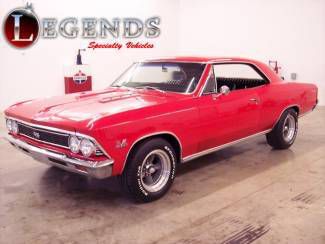 1966 red  chevelle ss396 style 454ci bbc auto classic musclecar