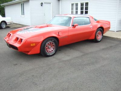 1979 trans am red 6.6 t-tops newer paint