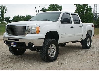 2012 gmc sierra 4x4 crewcab offroad package 6inch rough country lift,leather