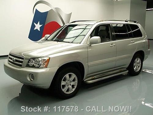 2003 toyota highlander leather running boards tow 67k texas direct auto