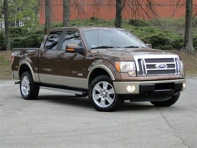 Lariat certified 3.5l ecoboost turbo bronze tan leather navigation one owner