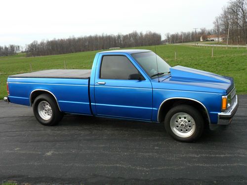 New 1988 S 10 Long Bed Very Radical Electric Blue 388 Chevy