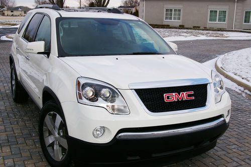 2012 gmc acadia, nav, pan roof, rear camer, leather, warranty, excellent car