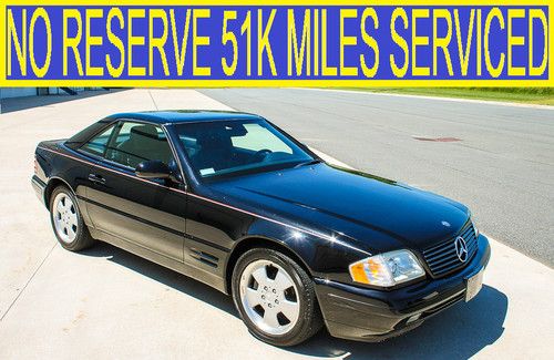 No reserve 51k miles convertible excellent service history 01 02 sl600 sl550