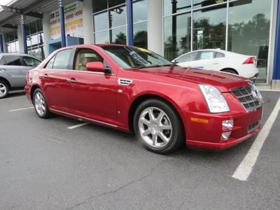 08 cadillac sts navigation/leather/power glass moonroof/luxurypackage/bose sound