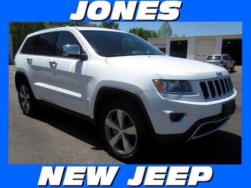New 2014 jeep grand cherokee 4wd limited msrp $41275 bright white